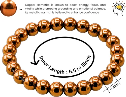 Miniatura 604 de Amazing Gemstone Pulsera de cristal para mujeres y hombres, pulsera de cristal curativo de protección, pulsera elástica con cuentas de piedras