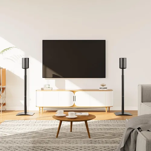 Miniatura 7 de Mounting Dream Soportes de altavoz para Sonos Era 100, One, One SL, Play:1, altura ajustable hasta 42 pulgadas, juego de 2 soportes de altavoz