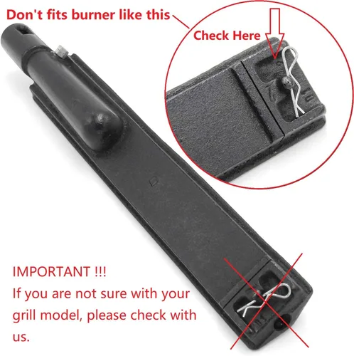 Miniatura 4 de 4 piezas de repuesto de quemadores de barbacoa de acero inoxidable fundido de alta resistencia para parrillas de gas prémium de Bull, Cal Flame