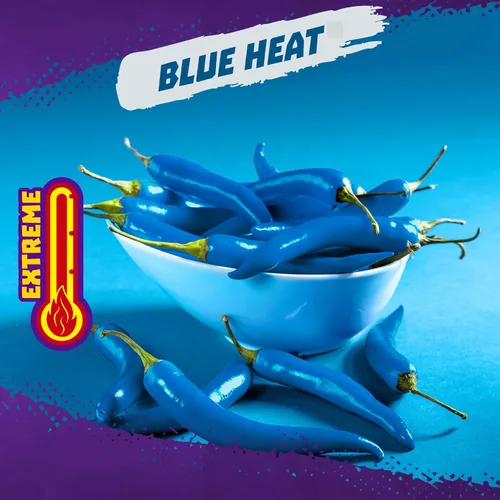 Miniatura 3 de Takis Blue Heat Mini - Paquete múltiple de 25 unidades / 1.23 onzas, tamaño bocado, sabor a chile picante, chips de tortilla enrollados