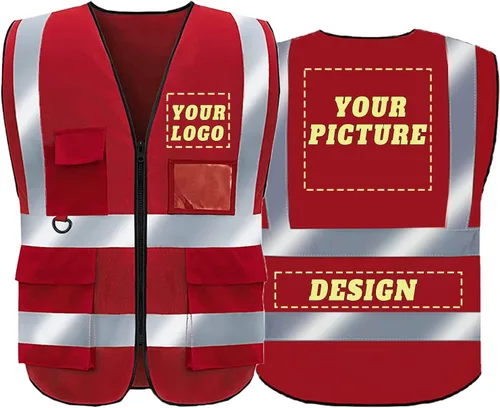Miniatura 9 de BeautyWill Chaleco de seguridad personalizado con logotipo Clase 2 Chaleco reflectante de alta visibilidad Chaleco de trabajo protector