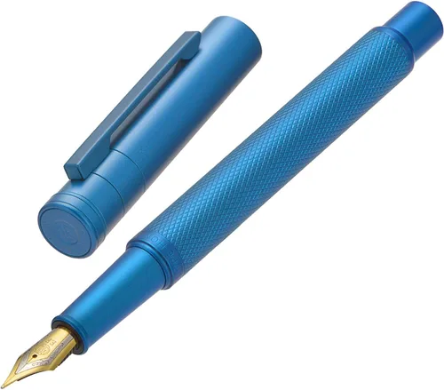 Miniatura 19 de Hongdian Bolígrafo Rollerball Bosque Azul Oscuro con Repuesto de Tinta Negra Schmidt, Diseño Clásico con Estuche de Metal para Firma de Negocios