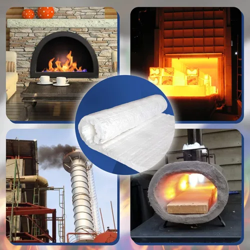 Miniatura 6 de Simond Store Manta aislante de fibra de cerámica, 1 pulgada de grosor x 24 x 12 pulgadas, 2600F #8 aislamiento ignífugo para hornos, forja, horno