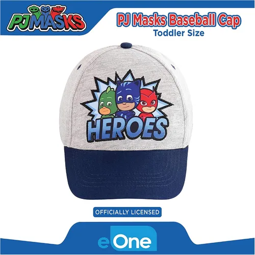 Miniatura 3 de PJ Masks Sombrero de béisbol para niños de 2 a 7 años máscaras de pijama para niños gris 4 a 7 años de EE UU Gris