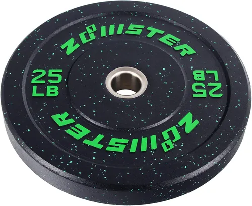 Miniatura 8 de Placa de Parachoques Olímpica Placa de Peso con Alto Rebote Placa de Peso con Inserción de Acero para Entrenamiento de Fuerza y Levantamiento