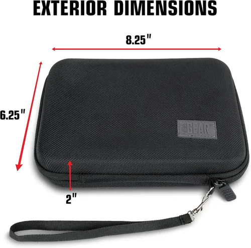 Miniatura 4 de USA Gear Tarjeta de monitor de campo de cámara de 7.5 pulgadas, monitor de cámara portátil de carcasa rígida con interior resistente a los arañazos