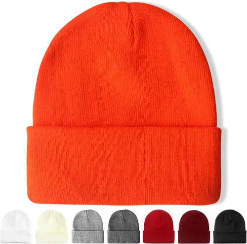 Miniatura 27 de NPQQUAN Unisex Beanie Hats for Men Women Winter Knit Beanies