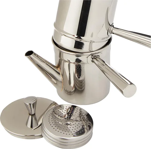 Miniatura 3 de Ilsa Cafetera napolitana, acero inoxidable, plata, 1-2 tazas