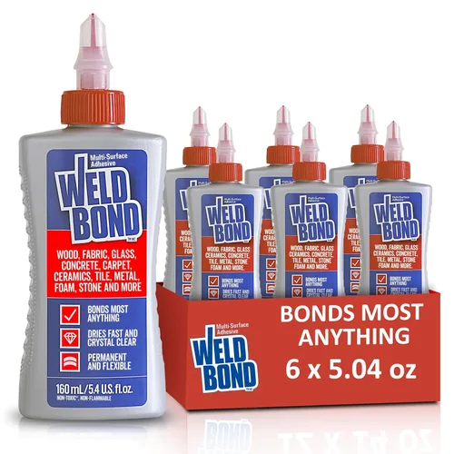 Miniatura 14 de Weldbond Pegamento no tóxico para múltiples superficies que se adhiere a la mayoría de cualquier cosa. Úsalo como pegamento para madera