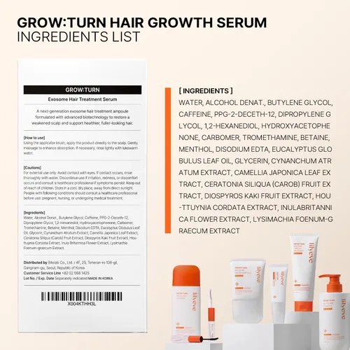 Miniatura 9 de lilyeve GROWTURN - Suero para el crecimiento del cabello con cepillo integrado, exosomas derivados de hojas de corazón para revitalizar, cuidado