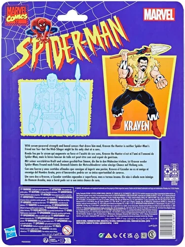 Miniatura 6 de Hasbro Figura Kraven Spiderman Marvel Comics 15 cm