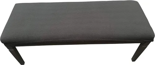 Miniatura 11 de Protector impermeable para banco de comedor, perfecto para niños, ancianos, restaurantes, clínicas dentales, fiestas, hogar, lavable a máquina, Negro