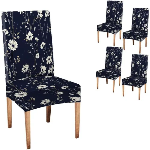 Miniatura 32 de CAPSCEOLL Fundas para Sillas De Comedor 4, Funda elástica para silla de comedor, lavable de elastano, fundas para sillas Parsons de cocina, Fundas