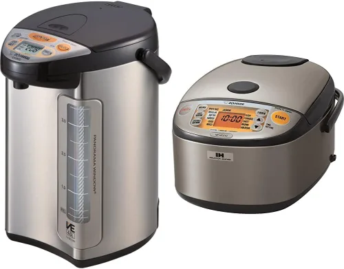 Zojirushi 586361-CV-DCC40XT America Corporation Ve - Caldera de agua híbrida y calentador, 4 litros, marrón oscuro inoxidable y sistema de