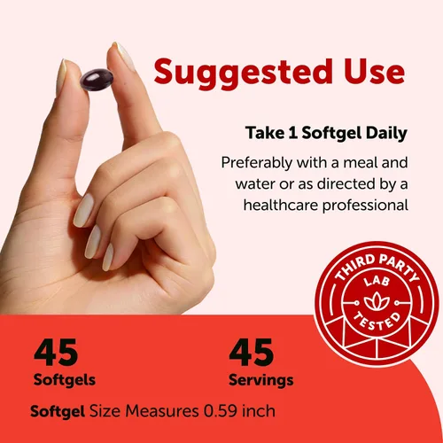 Miniatura 3 de Micro Ingredients Astaxantina de 12 mg con aceite MCT, 45 cápsulas blandas Suplementos antioxidantes de astaxantina premium* Fuente