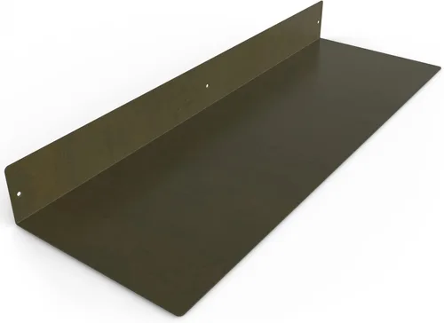 Miniatura 26 de Estante Flotante Lineal Hecho en EE.UU. - Acero Forjado Fabricado en EE.UU. - Estante Industrial de Metal de Servicio Pesado Montado en Pared