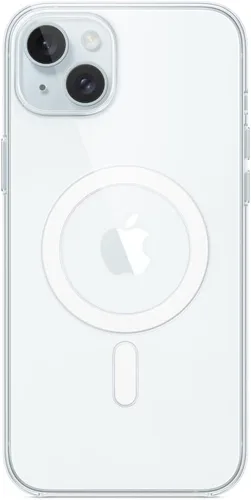 Miniatura 8 de Apple - Funda de silicona con MagSafe para iPhone 15 Plus - Arcilla