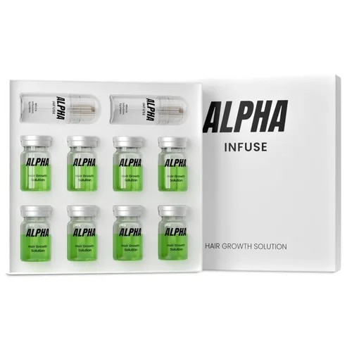 AlphaInfuse™ Suero nutritivo para el cuero cabelludo para hombres – Mezcla botánica de ginseng y Eclipta para un cabello de aspecto más completo,