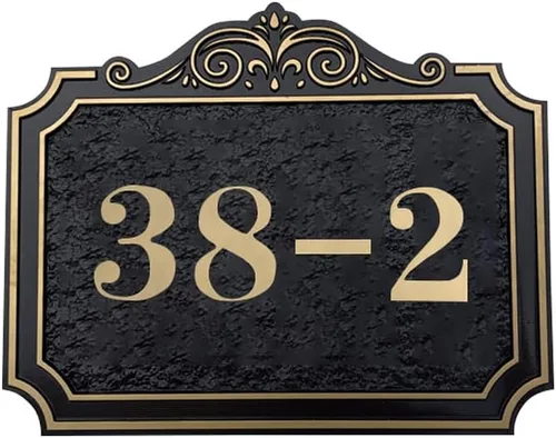 Miniatura 8 de Letrero personalizado con número de dirección del hogar, placa personalizada para buzón, puerta de casa, puerta, habitación, placa acrílica