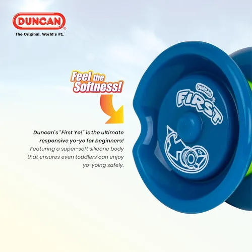Miniatura 3 de Duncan Toys First Yo! - Mejor Yo-Yo Responsivo para Principiantes, Niños, Juguetes de Yo-Yo - Rojo/Amarillo