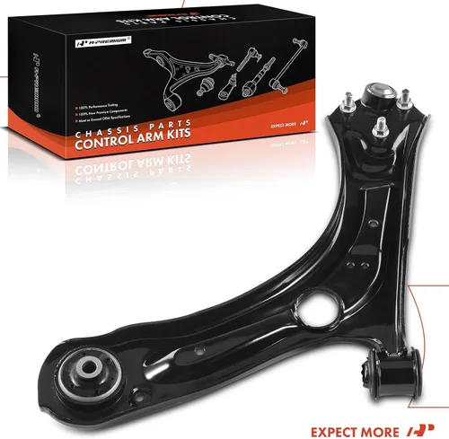Miniatura 9 de A-Premium Brazo de control inferior delantero derecho, con rótula y buje, compatible con Volkswagen Passat 2012-2021, Beetle 2012-2019