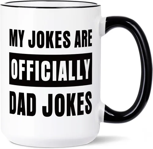 Miniatura 7 de Aurahouse Regalos para Papá Primerizo, Taza Oficial de Chistes de Papá, Anuncio de Embarazo Divertido para Esposo, Regalos para Papás Primerizos