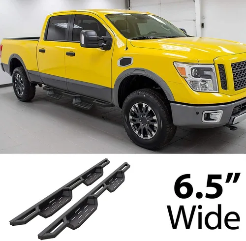 Miniatura 2 de HD Ridez Armadura de escalones de bolsillo compatible con Nissan Titan 2004-2024 Crew Cab (excluye los modelos 2016) y Titan XD 16-24