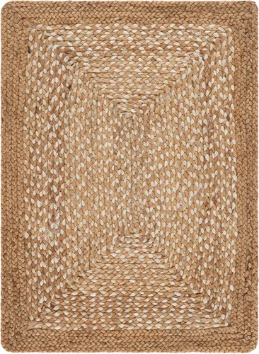Miniatura 3 de SAFAVIEH Natural Fiber Collection - Alfombra decorativa de 2 x 3 pies, natural y marfil, hecha a mano, estilo bohemio, costero y rústico, ideal