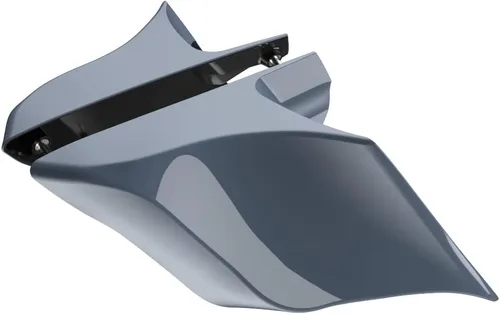 Miniatura 86 de Advanblack Barracuda - Cubiertas laterales estiradas plateadas (brillantes), paneles extendidos para Harley Touring Street Glide Road Glide Electra
