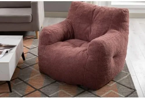 Miniatura 3 de anwickjeff Sillones puf, puf de relleno suave copetudo con relleno, sofá perezoso esponjoso, tumbona imperial gigante para dormitorio, sala de estar