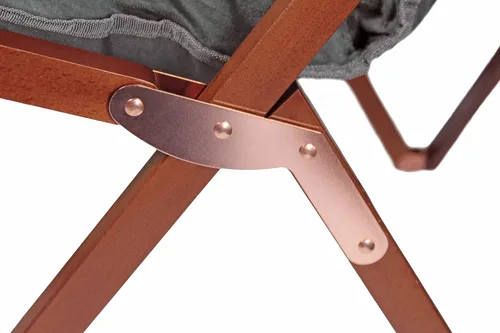 Miniatura 7 de Zenithen Silla plegable portátil plegable de madera para interiores, perfecta para dormitorios, dormitorios y salas de estar, uso para descansar
