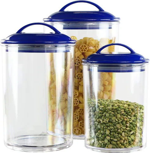 Miniatura 16 de Calypso Basics de Reston Lloyd - Recipientes de acrílico para almacenamiento, espagueti, blanco