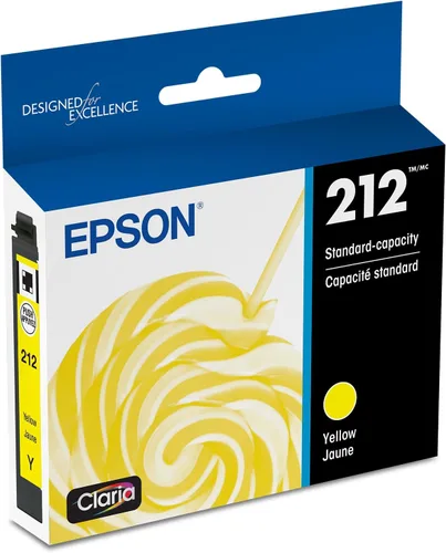 Miniatura 7 de Epson T212 Claria - Cartucho amarillo de capacidad estándar (T212420-S) para impresoras de expresión y fuerza laboral seleccionadas (paquete de 2)