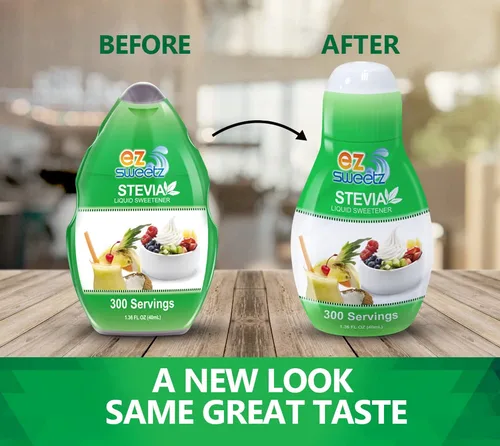 Miniatura 3 de EZ-sweetz (2 paquetes, 1.36 oz, líquido edulcorante de-bittered stevia, 300 porciones/botella)