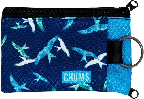 Miniatura 28 de Chums Surfshorts - Cartera minimalista ligera con cremallera y ventana de identificación transparente, resistente al agua con llavero