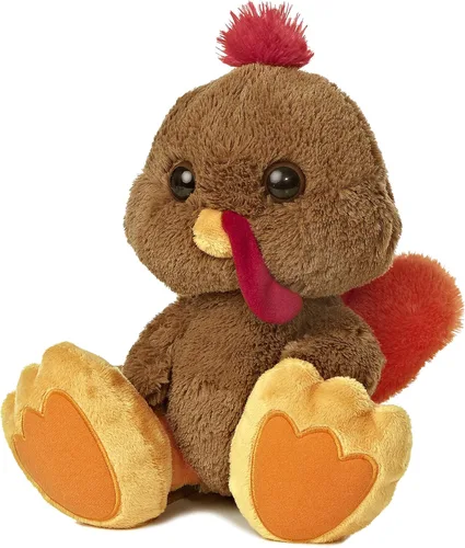 Miniatura 2 de Aurora World Taddle Toes Stuffins - Peluche de pavo, 10 pulgadas
