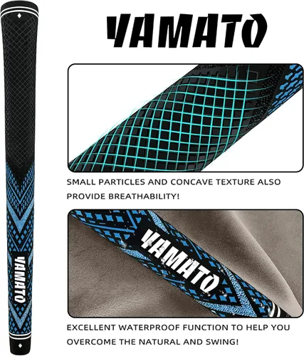 Miniatura 5 de Yamato Innovadoras empuñaduras de golf de tamaño mediano, tamaño estándar, control firme para todo tipo de clima y agarres de alto rendimiento que