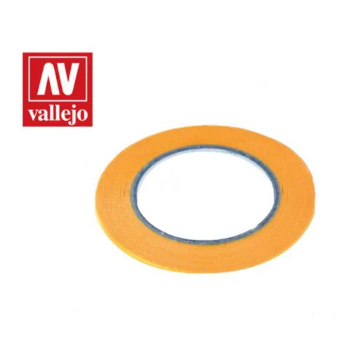 ACRYLICOS VALLEJO S.L Cinta adhesiva de precisión 1mmx18m - Paquete doble