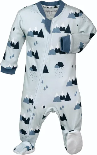 Miniatura 58 de ZippyJamz - Pijama orgánica para bebé con pies y cremallera para cambiar pañales fácil y rápido