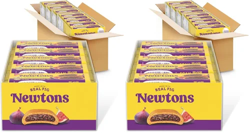 Miniatura 21 de Newtons - Barras de higo, galletas masticables de frutas suaves, 40 paquetes de bocadillos (2 galletas por paquete, 4 cajas)