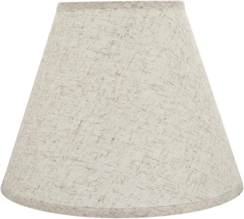 Miniatura 12 de Aspen Creative 32287A, Pantalla de Lámpara Transitional Hardback con Forma de Imperio y Construcción Spider en Beige, 14" de ancho (7" x 14" x 11")