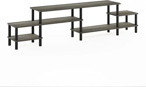 Miniatura 36 de Furinno 11191BK THE Centro de Entretenimiento Soporte para TV, Negro