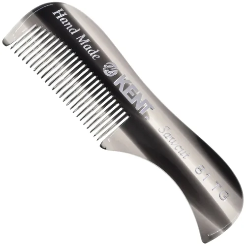Miniatura 11 de KENT 81T Peine para Barba y Bigote Hecho a Mano - Extra Pequeño. Mini peines de barba y bigote de dientes finos, tamaño de bolsillo para aseo