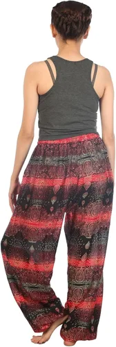 Miniatura 2 de Lofbaz - Pantalones de yoga con cordón floral para mujer
