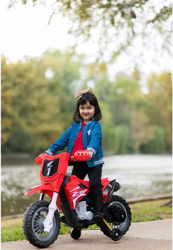 Miniatura 9 de Best Ride on Cars Honda CRF250R Dirt Bike 6V Rojo