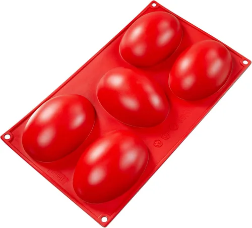Miniatura 13 de Fat Daddio's SMF-021 - Utensilios de silicona para hornear de 8 cavidades Baba (3.1 oz)