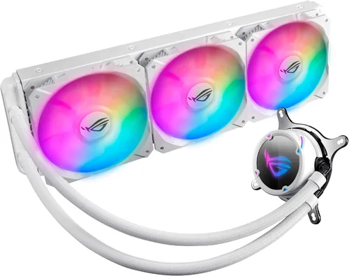 Miniatura 2 de Asus 243589 Ventilador Rogstrixlc240rgbwhiteedi Todo en uno CPU de refrigeración líquida de cobre al por menor, garantía de 6 años