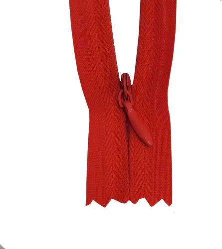 Miniatura 3 de Seeking ROAM Cremalleras invisibles, bobina de nailon, 3, 2 piezas (rojo, 14")