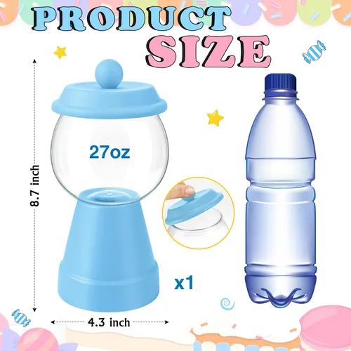 Miniatura 2 de Thyle Tarro de plástico para dulces de 27 onzas con tapa, tarro de caramelo de cerámica, contenedor de almacenamiento de alimentos para Pascua