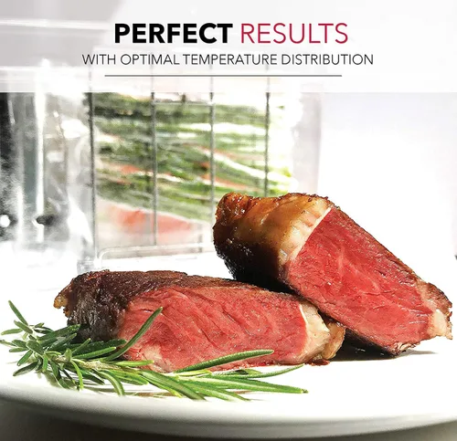 Miniatura 7 de Väeske Recipiente Sous Vide con tapa, se adapta a la mayoría de cocinas Sous Vide, accesorios Sous Vide (12 cuartos de galón, estante)